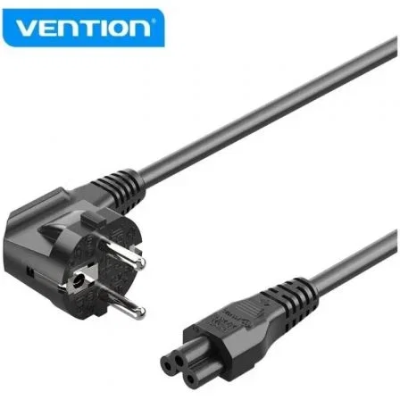 Vention Cable de alimentación ZCKBAC IEC C5 hembra a CEE7 macho 1,8m negro Vention Cable de alimentación ZCKBAC IEC C5 hembra a CEE7 macho 1,8m negro